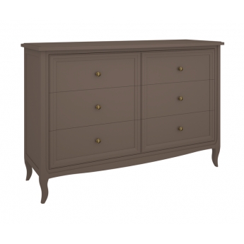 Комод Aletan Majessa (Алетан Маджесса), 6 ящиков, Коричневый, М406Q