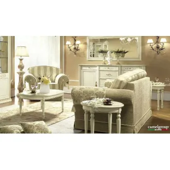 Журнальный столик Siena Day Avorio Camelgroup, круглый высокий
