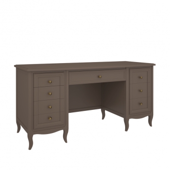 Стол письменный Aletan Majessa (Алетан Маджесса), 8 ящиков, Коричневый, М709Q