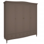 Шкаф Aletan Majessa (Алетан Маджесса), 4-дверный, 4 ящика, Коричневый, М804Q