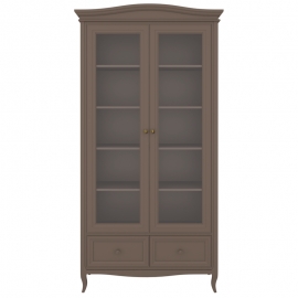 Библиотека 2-дверная Aletan Majessa (Алетан Маджесса), Коричневый, 2 ящика, М604Q