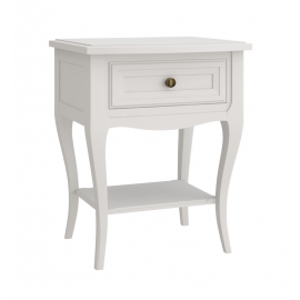 Тумба прикроватная Aletan Majessa (Алетан Маджесса), 1 ящик, Белый, М301W