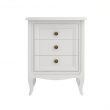 Тумба прикроватная Aletan Majessa (Алетан Маджесса), 3 ящика, Белый, М303W - Фото 2