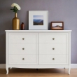 Комод Aletan Majessa (Алетан Маджесса), 6 ящиков, Белый, М406W - Фото 3