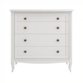 Комод Aletan Majessa (Алетан Маджесса), 4 ящика, Белый, М404W