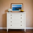 Комод Aletan Majessa (Алетан Маджесса), 4 ящика, Белый, М404W - Фото 5