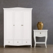 Шкаф Aletan Majessa (Алетан Маджесса), 3-дверный, 3 ящика, Белый, М803W - Фото 5