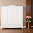 Шкаф Aletan Majessa (Алетан Маджесса), 4-дверный, 4 ящика, Белый, М804W - Фото 4