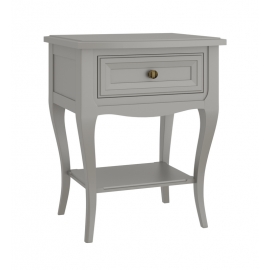 Тумба прикроватная Aletan Majessa (Алетан Маджесса), 1 ящик, Серый, М301G