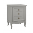 Тумба прикроватная Aletan Majessa (Алетан Маджесса), 3 ящика, Серый, М303G - Фото 1