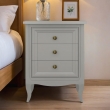 Тумба прикроватная Aletan Majessa (Алетан Маджесса), 3 ящика, Серый, М303G - Фото 4
