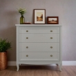 Комод Aletan Majessa (Алетан Маджесса), 4 ящика, Белый, М404G - Фото 4