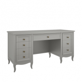 Стол письменный Aletan Majessa (Алетан Маджесса), 8 ящиков, Серый, М709G