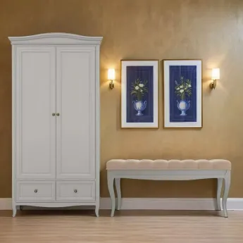 Шкаф Aletan Majessa (Алетан Маджесса), 2-дверный, 2 ящика, Серый, М802G