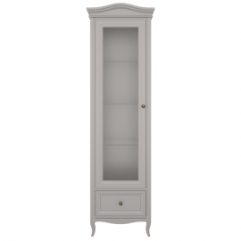 Витрина 1-дверная Aletan Majessa (Алетан Маджесса), Серый, левая, 1 ящик, М601L/G