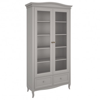 Библиотека 2-дверная Aletan Majessa (Алетан Маджесса), Серый, 2 ящика, М604G