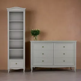 Стеллаж узкий Aletan Majessa (Алетан Маджесса), Серый, 1 ящик, М605G