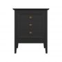 Тумба прикроватная Aletan Tesoro (Алетан Тесоро), 3 ящика, Чёрный, T303BL