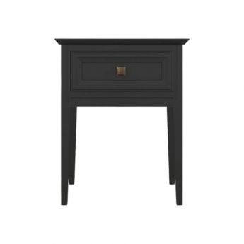 Тумба прикроватная Aletan Tesoro (Алетан Тесоро), 1 ящик, Чёрный, T301BL