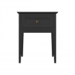 Тумба прикроватная Aletan Tesoro (Алетан Тесоро), 1 ящик, Чёрный, T301BL - Фото 1