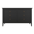 Комод Aletan Tesoro (Алетан Тесоро), 6 ящиков, Чёрный, T406BL - Фото 1