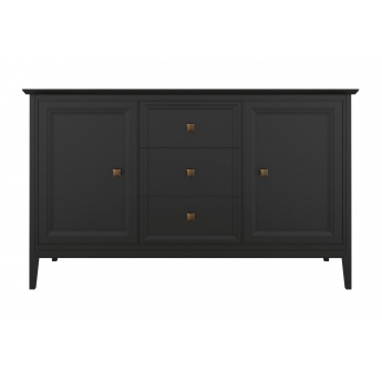 Прилавок Aletan Tesoro (Алетан Тесоро), 2 дверцы, 3 ящика, Чёрный, T403BL