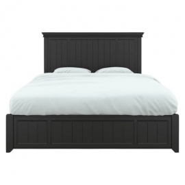 Кровать 90x200 Aletan Tesoro (Алетан Тесоро), с подъемным механизмом, Чёрный, T209BL/BOX