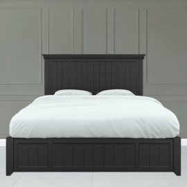 Кровать 90x200 Aletan Tesoro (Алетан Тесоро), с подъемным механизмом, Чёрный, T209BL/BOX