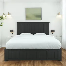Кровать 180x200 Aletan Tesoro (Алетан Тесоро), с подъемным механизмом, Чёрный, T208BL/BOX