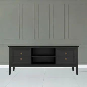 Тумба ТВ Aletan Tesoro (Алетан Тесоро), 145 см, Черный, T304BL