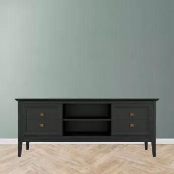 Тумба ТВ Aletan Tesoro (Алетан Тесоро), 145 см, Черный, T304BL