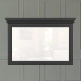 Зеркало Aletan Tesoro (Алетан Тесоро), Черный, горизонтальное, T104BL