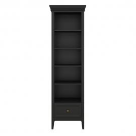 Стеллаж узкий Aletan Tesoro (Алетан Тесоро), Черный, 1 ящик, T605BL