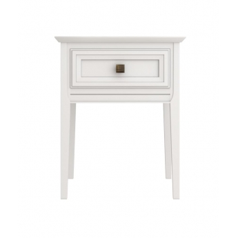 Тумба прикроватная Aletan Tesoro (Алетан Тесоро), 1 ящик, Белый, T301W
