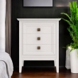 Тумба прикроватная Aletan Tesoro (Алетан Тесоро), 3 ящика, Белый, T303W - Фото 5