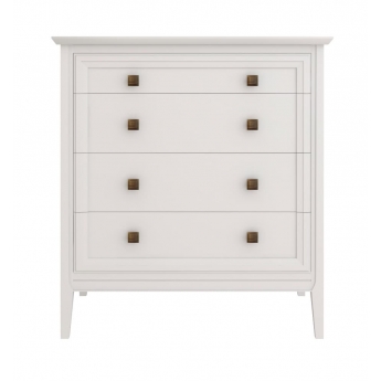 Комод Aletan Tesoro (Алетан Тесоро), 4 ящика, Белый, T404W