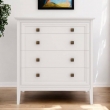 Комод Aletan Tesoro (Алетан Тесоро), 4 ящика, Белый, T404W - Фото 2