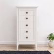 Комод высокий Aletan Tesoro (Алетан Тесоро), 5 ящиков, Белый, T315W - Фото 5