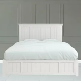 Кровать 140x200 Aletan Tesoro (Алетан Тесоро), с подъемным механизмом, Белый, T204W/BOX