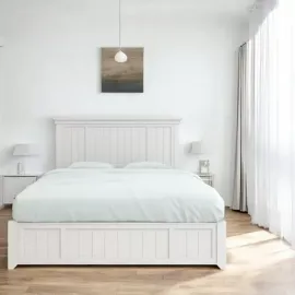 Кровать 180x200 Aletan Tesoro (Алетан Тесоро), с подъемным механизмом, Белый, T208W/BOX