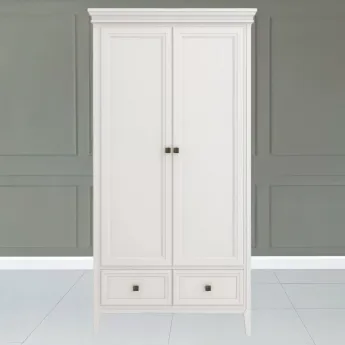 Шкаф Aletan Tesoro (Алетан Тесоро), 2-дверный, 2 ящика, Белый, T802W