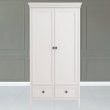 Шкаф Aletan Tesoro (Алетан Тесоро), 2-дверный, 2 ящика, Белый, T802W - Фото 3