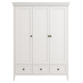 Шкаф Aletan Tesoro (Алетан Тесоро), 3-дверный, 3 ящика, Белый, T803W
