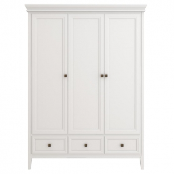 Шкаф Aletan Tesoro (Алетан Тесоро), 3-дверный, 3 ящика, Белый, T803W