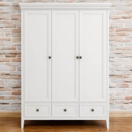 Шкаф Aletan Tesoro (Алетан Тесоро), 3-дверный, 3 ящика, Белый, T803W