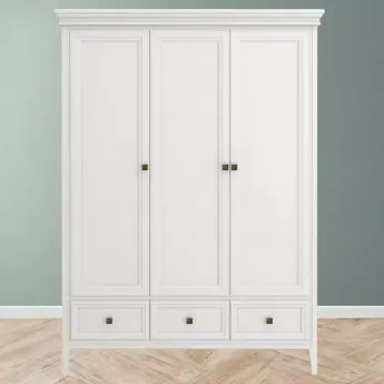Шкаф Aletan Tesoro (Алетан Тесоро), 3-дверный, 3 ящика, Белый, T803W