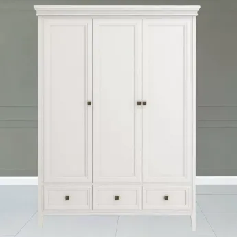 Шкаф Aletan Tesoro (Алетан Тесоро), 3-дверный, 3 ящика, Белый, T803W