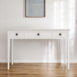 Консоль Aletan Tesoro (Алетан Тесоро), 3 ящика, Белый, T903W