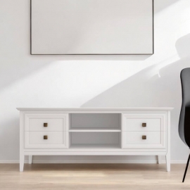 Тумба ТВ Aletan Tesoro (Алетан Тесоро), 145 см, Белый, T304W