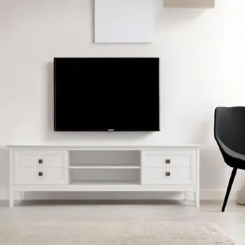 Тумба ТВ Aletan Tesoro (Алетан Тесоро), 180 см, Белый, T305W